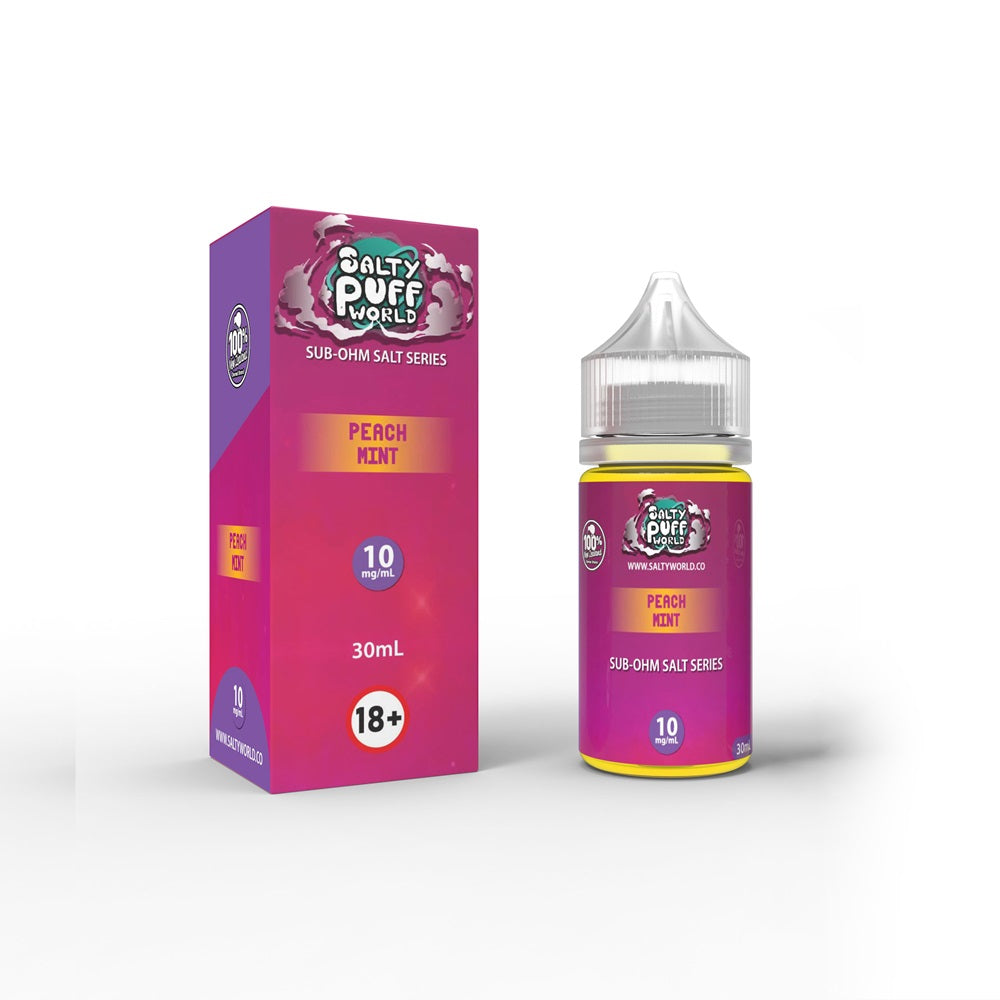 Peach Mint - Sub-Ohm Nicotine Salt E-liquid