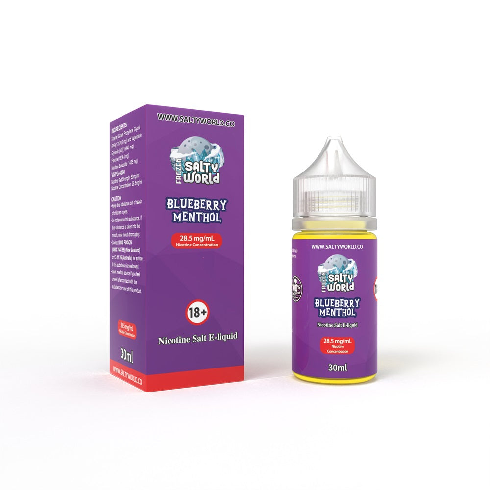 Blueberry Menthol - Nicotine Salt E-liquid