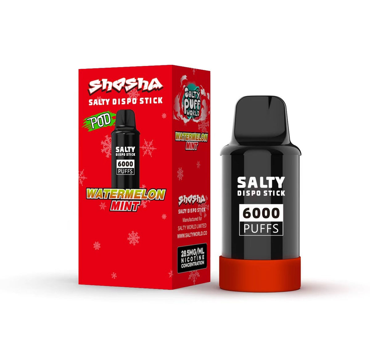 Salty Dispo Stick Pre-filled Pods 28.5mg/mL