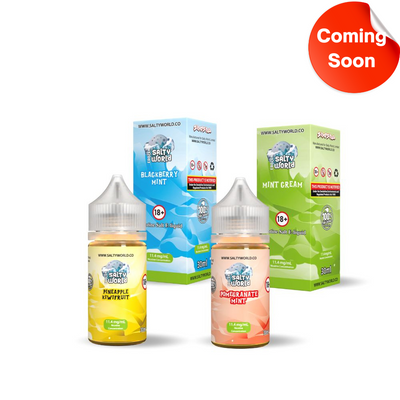NEW FLAVORS -Frozen Salty World Nicotine Salt E-liquid